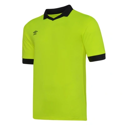Image of Umbro Mens Tempest Jersey (Safety Yellow/Carbon) Size X Large