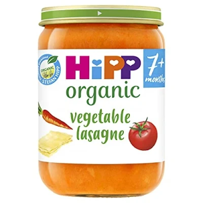 Image of HiPP Organic Vegetable Lasagne Baby Food Jar 7+ Months (6 x 190g)