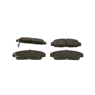 Image of 7656D787, E990R02A08700993 Brake pad set BOSCH 0 986 424 722 Low Metallic with acoustic wear warning anti squeak plate HONDA: FR V