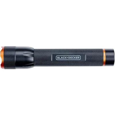 Image of Black+Decker LED Torch 1200 lm 12 W 200 M Light Beam Diameter 48 x 233 mm 360 g Aluminium