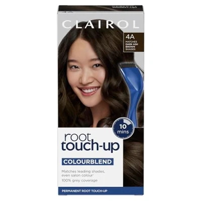 Image of Clairol Root Touch Up Permanent Hair Dye, 4A Dark Ash Brown