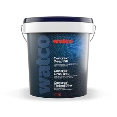 Image of Watco Concrex® deep Fill for Deeper Holes in high Traffic Areas Epoxy Resin, Concrete Repair Mortar, Fills up to 100mm one Layer