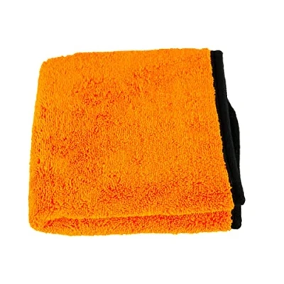 Image of Liquid Elements Car Drying Cloth Orange Baby 800 GSM 40 x 60 cm Soft Microfibre for Care Extremely Absorbent, Lint Free &amp; Gentle on Paint (Pack of 1)