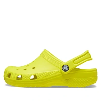 Image of Crocs Unisex Kid&#039;s Slides, Yellow, 8 UK Child
