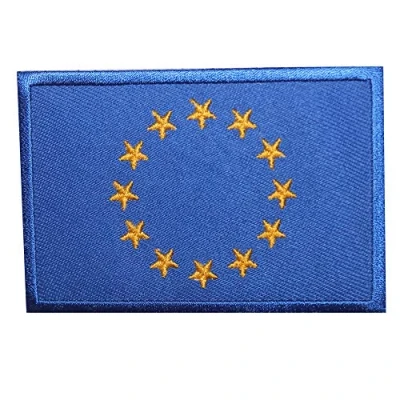 Image of Europe National Country Flag Patch Iron On Sew Embroidery Badge