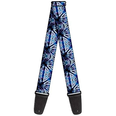 Image of Buckle Down GS W32073 &quot;Tie Dye Purple/Blue&quot; Guitar Strap