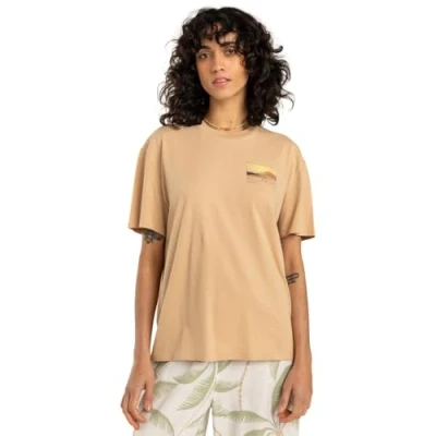 Image of Billabong Short Sleeved T Shirt Sun Phased Young Womens Beige S