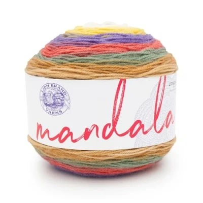 Image of Lion Brand Yarn Mandala, Multicolor for Knitting, Crochet and Crafting, Moomba, 1 Pack