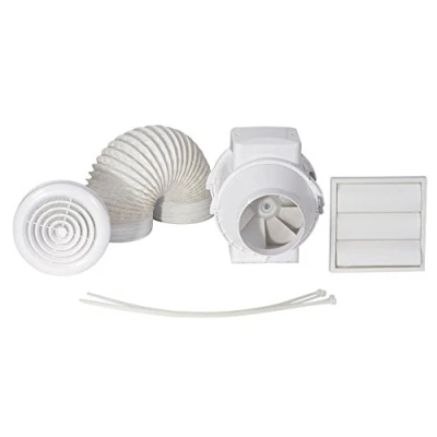 Image of Airflow AVENTA PSHWTKT 125mm In Line Timer Shower Fan Kit