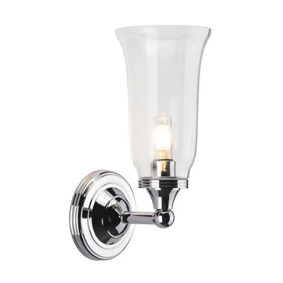 Image of Dryden 1 Light Bathroom Wall Polished Chrome IP44, G9