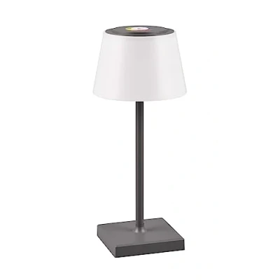 Image of Reality Leuchten Sanchez LED table lamp, RGBW and dimmer anthracite
