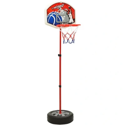 Image of vidaXL Children Basketball Play Set Adjustable 120 cm