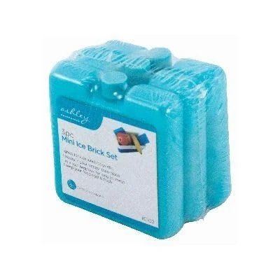 Image of 3x Mini Freezer Blocks Blue By Ashley