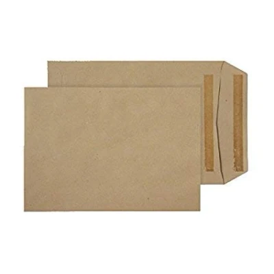 Image of indigo® A5 C5 Brown Manilla Envelopes Self Seal for Posting mailing Home Office and Ecommerce eco Friendly (25)