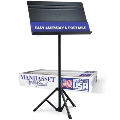 Image of Manhasset MAN5201 Voyager Stand, Black