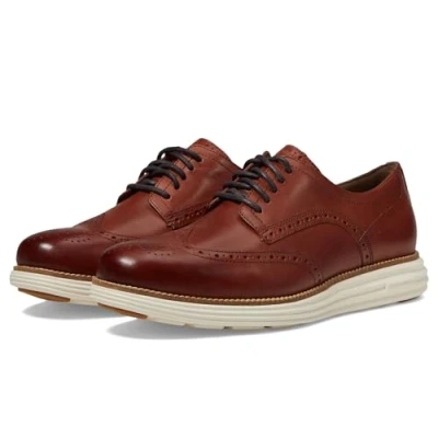 Image of Cole Haan Men&#039;s Originalgrand Remastered Wing Tip Oxford, Woodbury Ivory, 6.5 UK