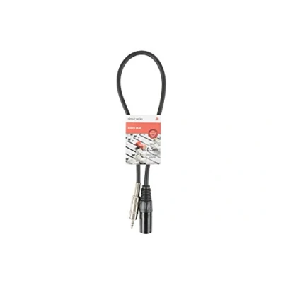Image of Chord S3J XM050 0.5 m 3.5 mm TRS Jack to XLRM Lead
