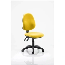 Image of Eclipse Plus II Lever Task Operator Chair Bespoke Colour Senna Yellow
