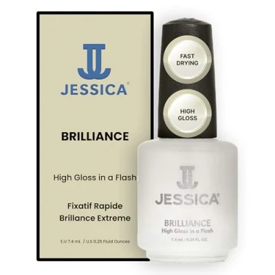 Image of JESSICA Brillance Fast Drying Top Coat, 7.4 ml