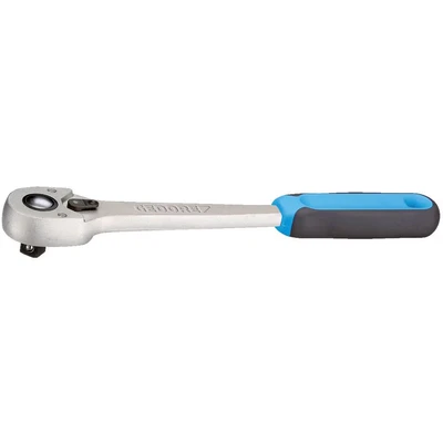 Image of GEDORE Aluminium reversible ratchet, for 1/2&quot;, 12.5 mm drive, 7.5 reverse angle, 2C grip, 1993 ALU 10