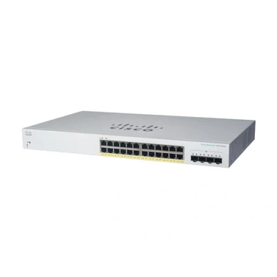 Image of Cisco Business CBS220 24P 4G Smart Switch 24 Port GE PoE 4x1G SFP 3 Year Limited Hardware Warranty (CBS220 UK)