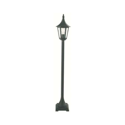 Image of Rimini Outdoor Pillar Lantern Black, E27