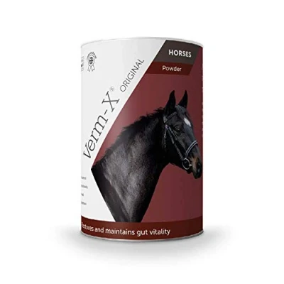 Image of Verm X All Natural Powder for Horses and Ponies. Supports Intestinal Hygiene. Vet Approved. UFAS Assured. Restores Maintains Gut Vitality. Wormwood Free Recipe.
