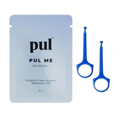 Image of PUL Aligner Removal Tool Blue Safe &amp; Hygienic Hook for Invisalign Retainers Gentle BPA Free Design Daily Use Pack of 2