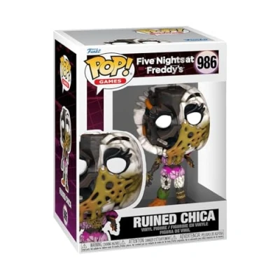 Image of Funko Pop! Games: Five Nights At Freddy&#039;s: RUIN Chica the Chicken FNAF Collectable Vinyl Figure Gift Idea Official Merchandise Toys for Kids &amp; Adults Video Games Fans