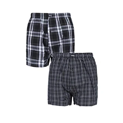 Image of 2 Pair Black Boxers Men&#039;s Small Jeep
