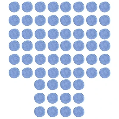 Image of 60 x Microfibre Wax Applicator Sponge Polishing Blue
