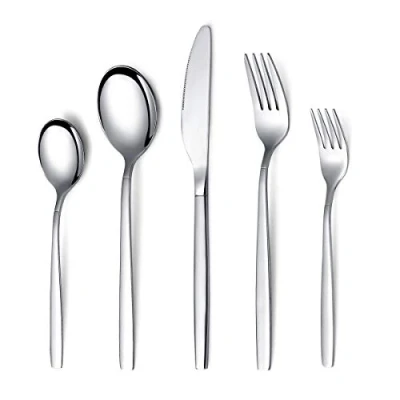 Image of Berglander 30 Pieces Stainless Steel Cutlery Set, Flatware Silverware Tableware Service for 6