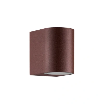 Image of Nordlux Dion Single Wall Lamp IP44 Rustfarvet