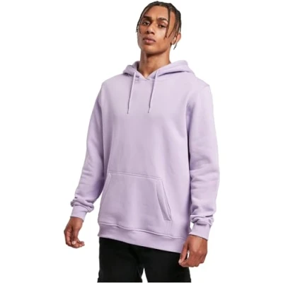 Image of Build Your Brand Men&#039;s Heavy Hoody Hooded Sweatshirt, Fliederfarben, XXL