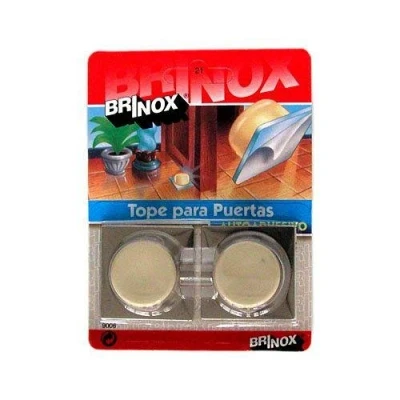 Image of Brinox Door Stops Small Sticker 2x4.1x4.1 cm beige