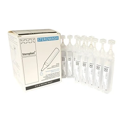 Image of Steroplast 25 x 20ML STEROWASH STERILE SODIUM CHLORIDE MEDICAL FIRST AID WOUND CLEANING EYE WASH CLEANSER