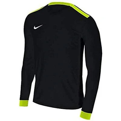 Image of Nike M Nk Dry PRK DRBY II JSY Ss T Shirt Black/Volt/(White), XX Large 894312