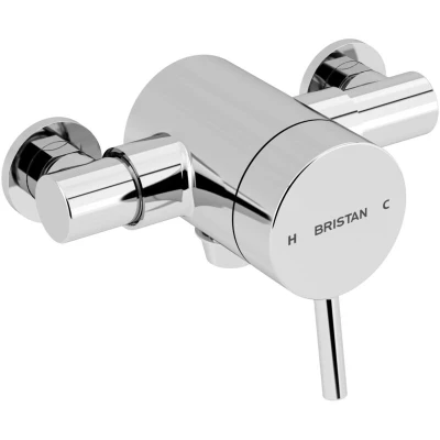 Image of Bristan PM2 SQSHXVO C Prism Exposed Sequential Shower Valve, Chrome, Bottom Outlet