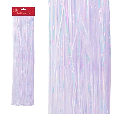 Image of Widdle Wonderland Christmas Clear Iridescent Lametta 500 Strands Tree Decoration
