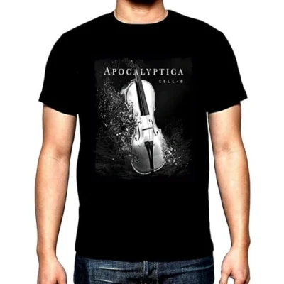Image of hanlong Apocalyptica Mens Short Sleeve T Shirt Black L