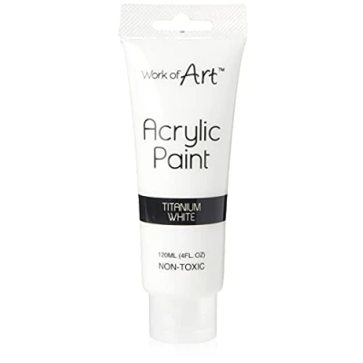 Image of Work of Art 120ml Acrylic Paint White, 6721