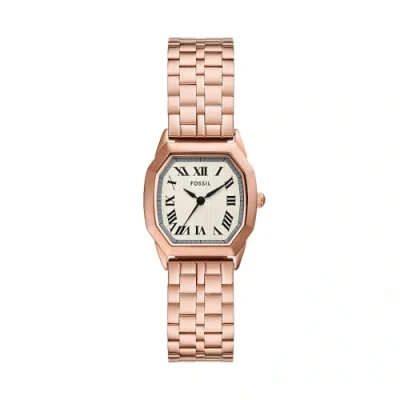 Image of Fossil Harlow Watch Rose goldcoloured, Women&#039;s, Size: One Size, gold coloured