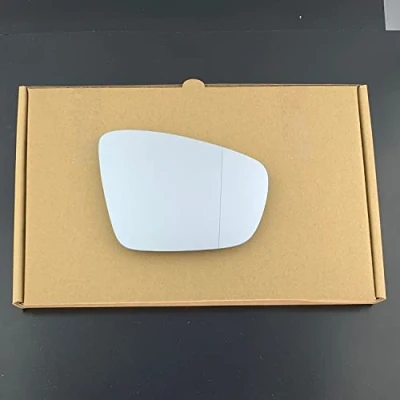 Image of Stick on Wide angle Wing Mirror Glass fits Volkswagen Polo Reg 2015 to 2017 (MK5 FACELIFT) right driver Side