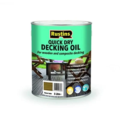 Image of RUSTINS Decking Oil Natural Cedar 5L
