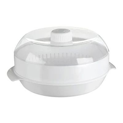 Image of Premier Housewares Microwave Steamer, White