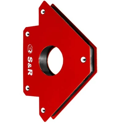 Image of S&amp;R Welding Magnet Arrow Angle 100 mm/ 45, 90 and 135 …