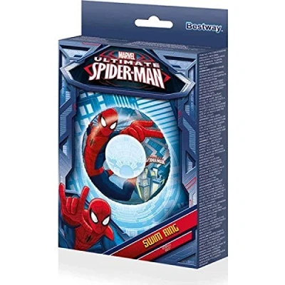 Image of Bestway Spiderman Inflatable Ring A1301026 Outdoor Game 56 cm