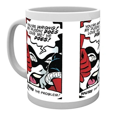 Image of DC Comics Batman Harley Quinn Puddin Mug, Multi Colour