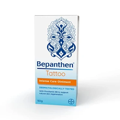Image of Bepanthen Tattoo Intense Care Ointment, Formulated with Provitamin B5, 50g