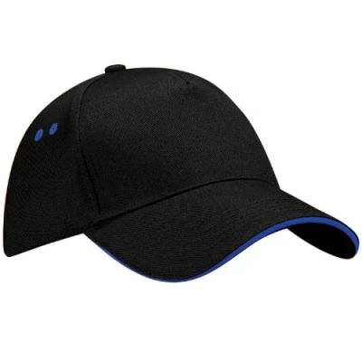 Image of Beechfield Ultimate 5 Panel Cap  Sandwich Peak, One Size